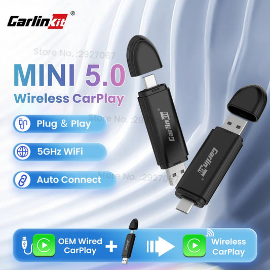 Wireless CarPlay & Android Auto Mini Adapter