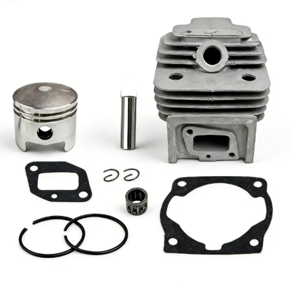 1Set 44mm Cylinder Kit For 52CC 44-5 Motor Brush Replacement Set Electric Brush Mower Kit Brush Cutter Part