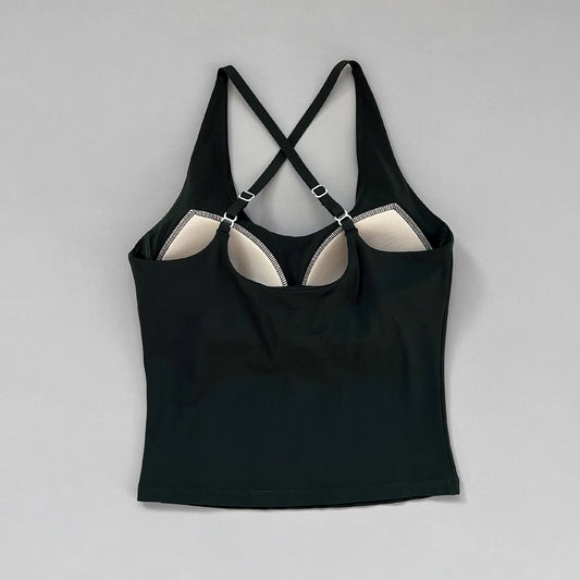 Women's Strappy Sports Bra | Padded Yoga Fitness Tank Top - photo 6