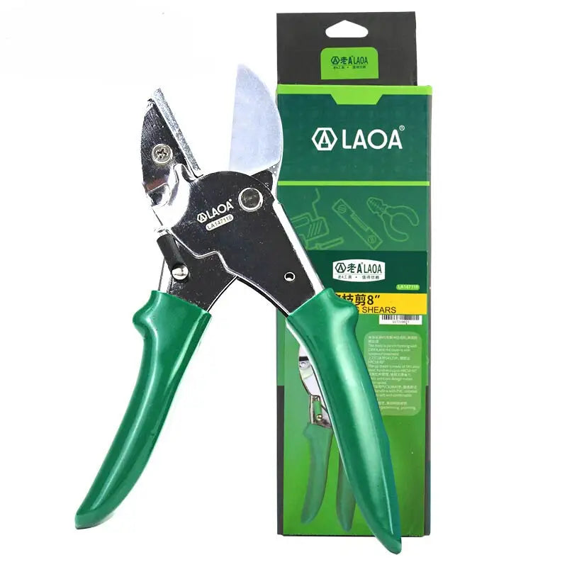 LAOA 8" SK5 Pruning Shears – Garden Fruit Scissors with Spare Blade