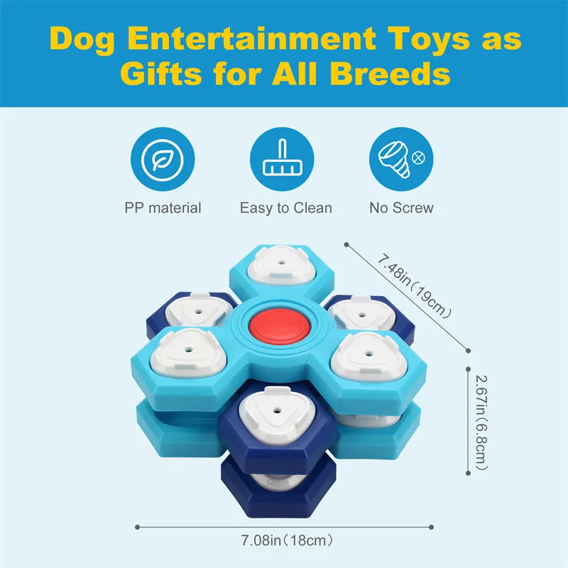 Dog Puzzle Feeding Tray - Slow Food Interactive Training Toy – photo 5