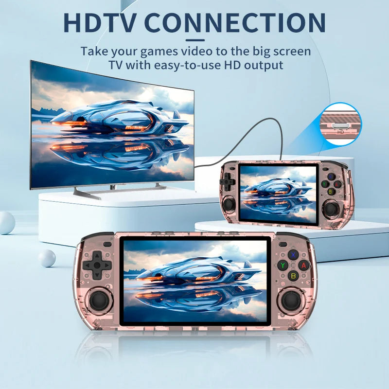 Powkiddy RGB10 Max3 Handheld Game Console Retro Video Game Conoles 5 Inch IPS Screen Game Player Children's Gifts Men Gifts