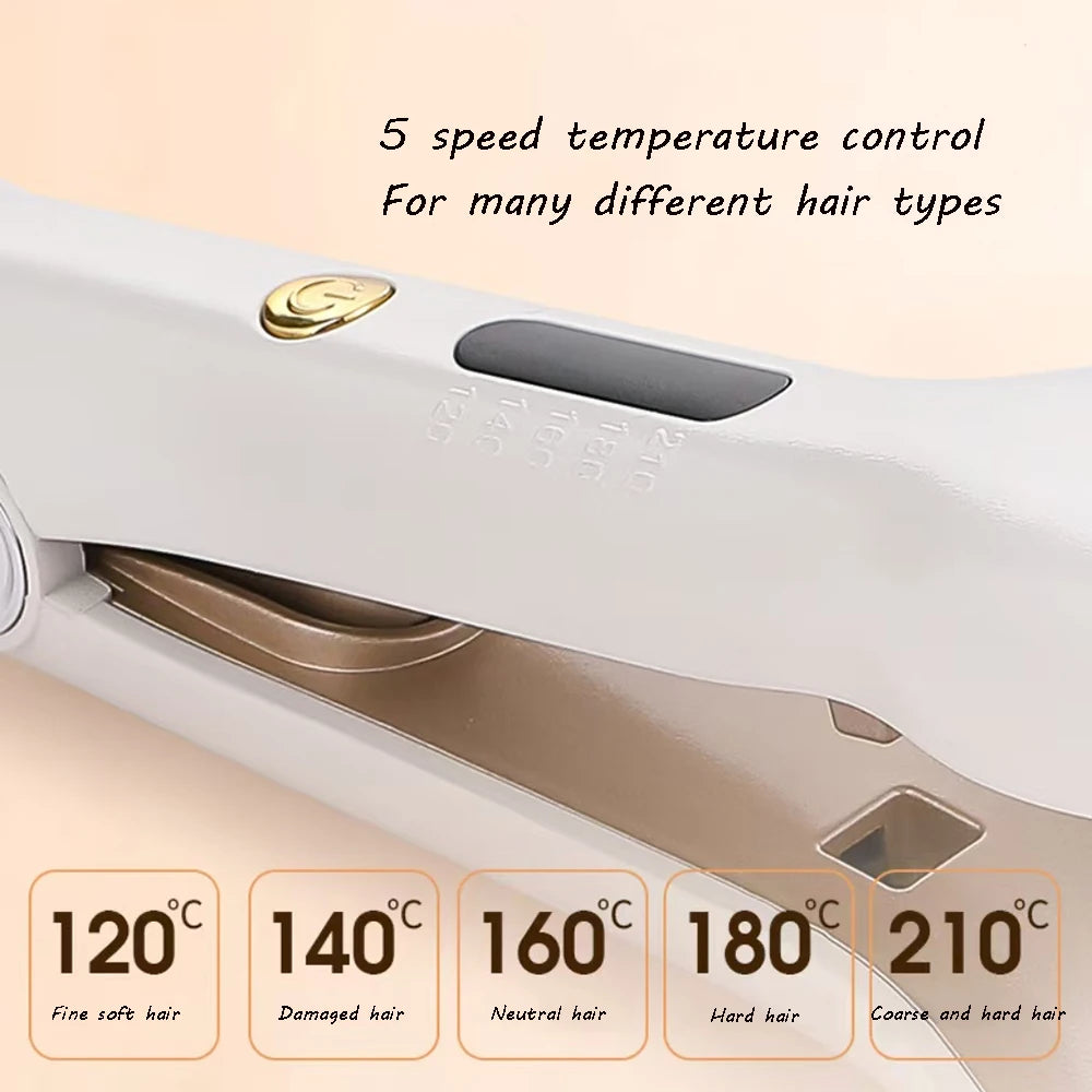 Electric Hair Curle Hair Styling Tools 13MM Flat Iron Hair Water Ripple Curling Iron