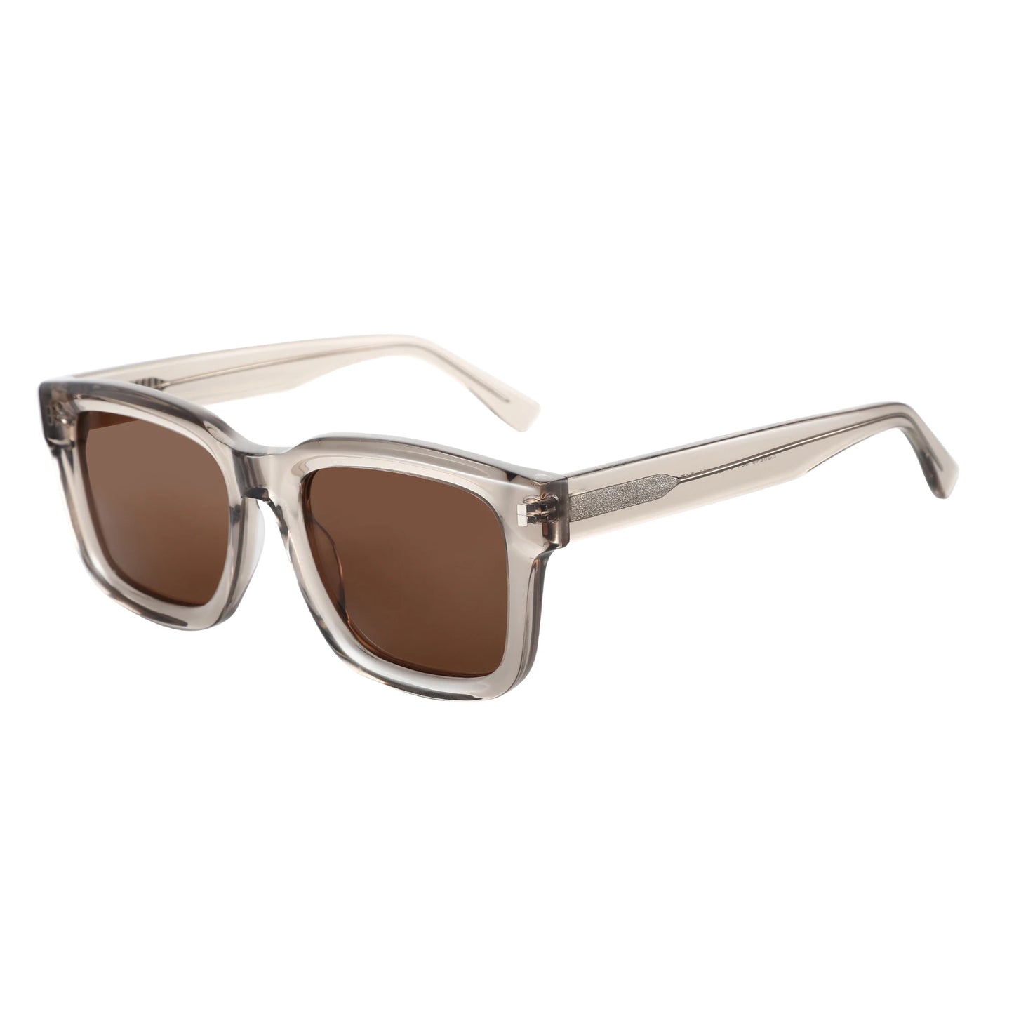 ZENOTTIC Polarized Square Sunglasses — Handmade Acetate Frame