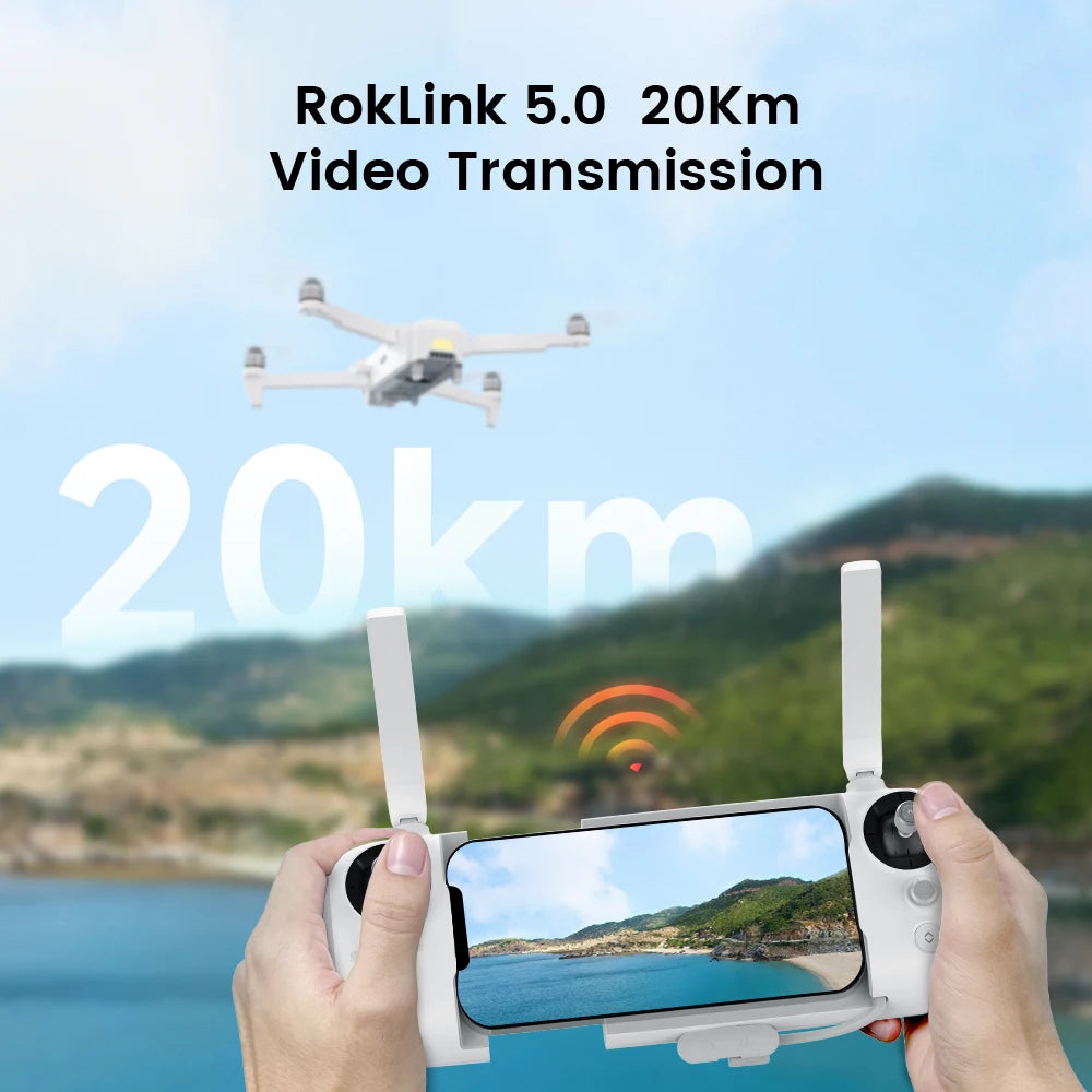FIMI X8 Tele Max drone 20KM range with Wide-Angle Tele Camera 30x Hybrid Zoom 4K 60fps 3-axis Gimbal GPS AI Super Night Video
