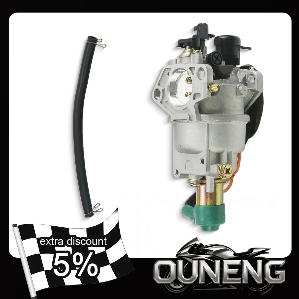 For Honda GX340 GX390 188F 190F 389cc 401cc 13hp 14hp 15hp 16hp Engine Generator Parts Carburetor with Solenoid Tools