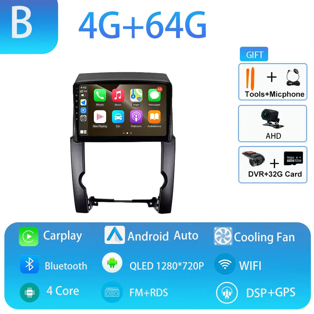 Android Car Stereo for Kia Sorento (2009–2012) — CarPlay, Android Auto, GPS, 4G, WiFi, Bluetooth