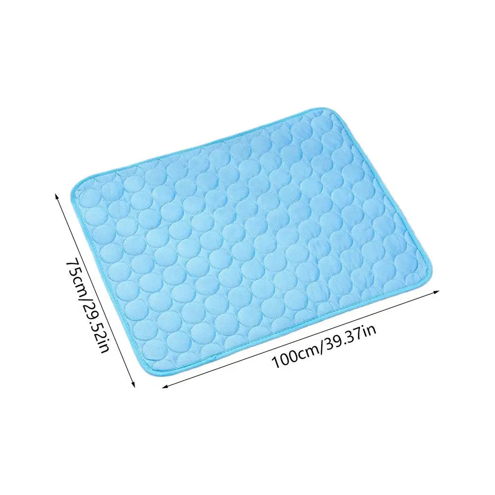 Ice-Silk Dog Cooling Mat - Sofa, Crate, Car & Beach Pad – photo 10