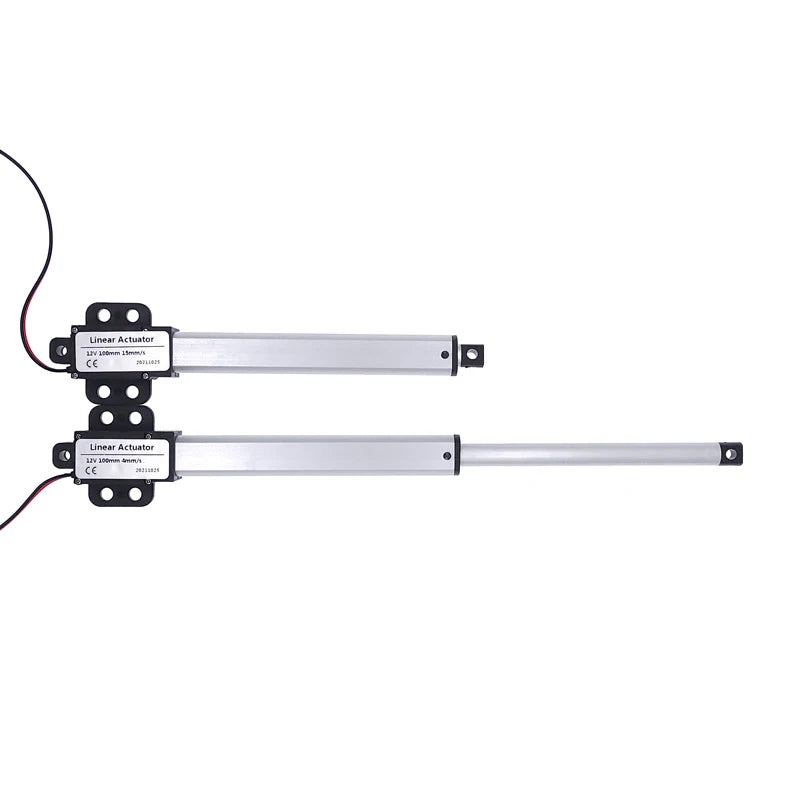 100mm DC12V Mirco Electric Linear Actuator with Brackets 30N/60N/100N/150N Motor Controller Mini Eectric Push Rod Putter