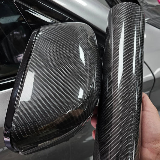 High Gloss 6D 5D Carbon Fiber Black Car Foiling Wrap Vinyl Car Wrapping Folie Automotive Vinyl for Motorcycle Vinyls Motorcycles