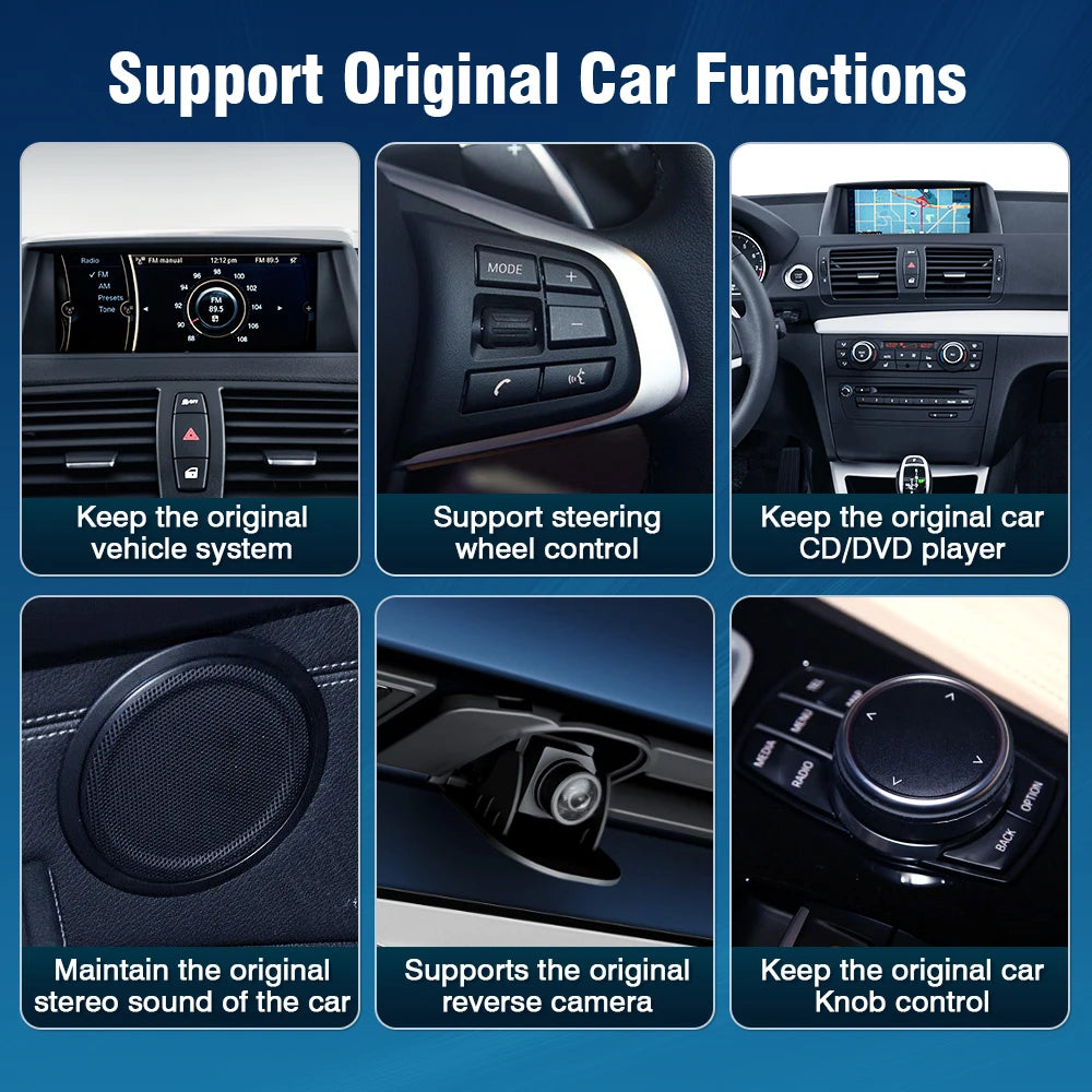 AUTOTOP 10.25" 1920*720 Car Replacement Radio Display for BMW 1 2 series F20 F21 F22 NBT 2026-2026,Wireless CarPlay Android Auto