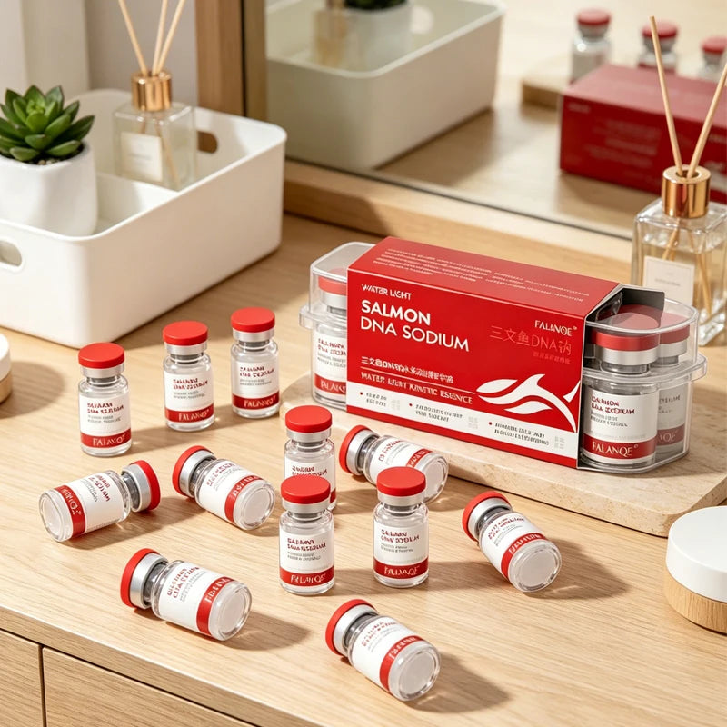 Salmon DNA & Collagen Anti-Wrinkle Serum Ampoule — Firming Facial Essence