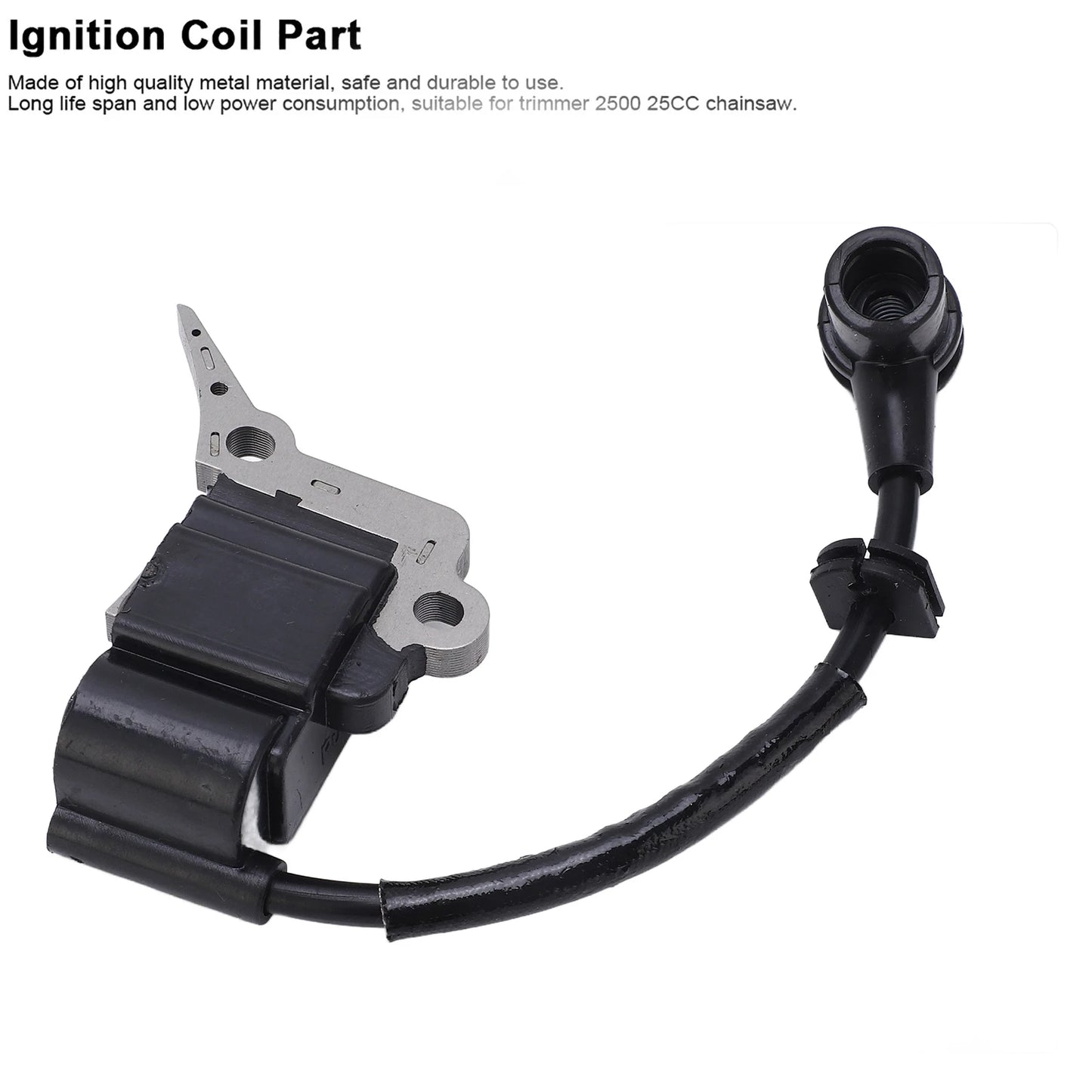 Chainsaw Ignition Coil Part Trimmer 2500 25CC Spares Accessory for Garden Power Tool