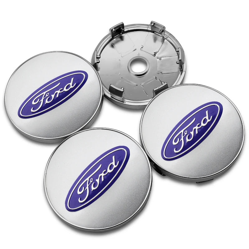 4Pc 56mm 60mm 54mm Car Wheel Center Hub Cap For Ford Fiesta Mondeo Fusion Explorer Escape Focus Kuga Rim Cover Sticker Accessory