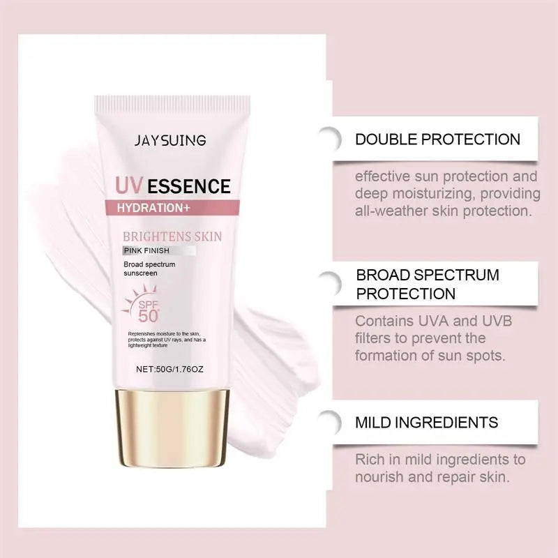 Sunscreen Spf 50+ Anti-Aging Reduce Sun Spots Relieve Redness Sun Protection Whiten Hydrating Moisturizer Oil Control Skin Care