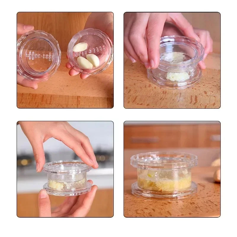 Manual Garlic Crusher - Handheld Press for Garlic and Ginger - photo 6