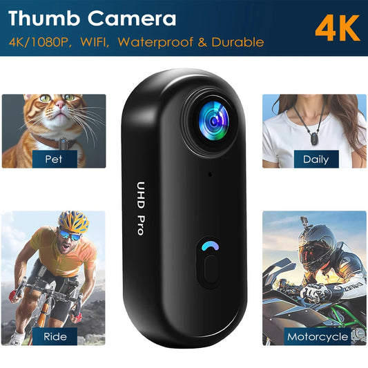 4K Action Camera Waterproof WiFi Helmet & Motorcycle Body Cam