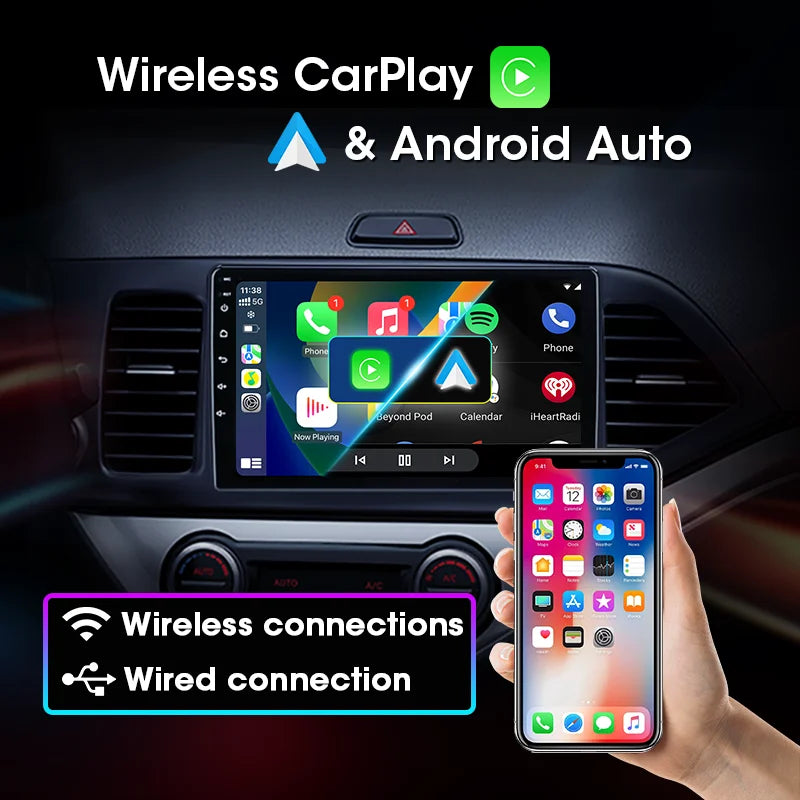 2-DIN Android Car Stereo for Kia Picanto / Morning (2011–2016) — CarPlay, Android Auto, GPS Navigation