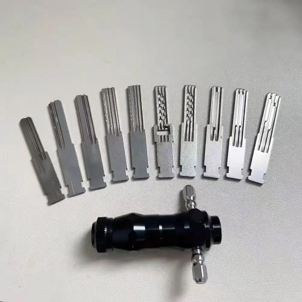 Steel Locksmith Tools For Extreme Storm Tin Foil Tools Set Locksmith Lock Open Keys Repair Tools Gold And Silver Tin Foil Key