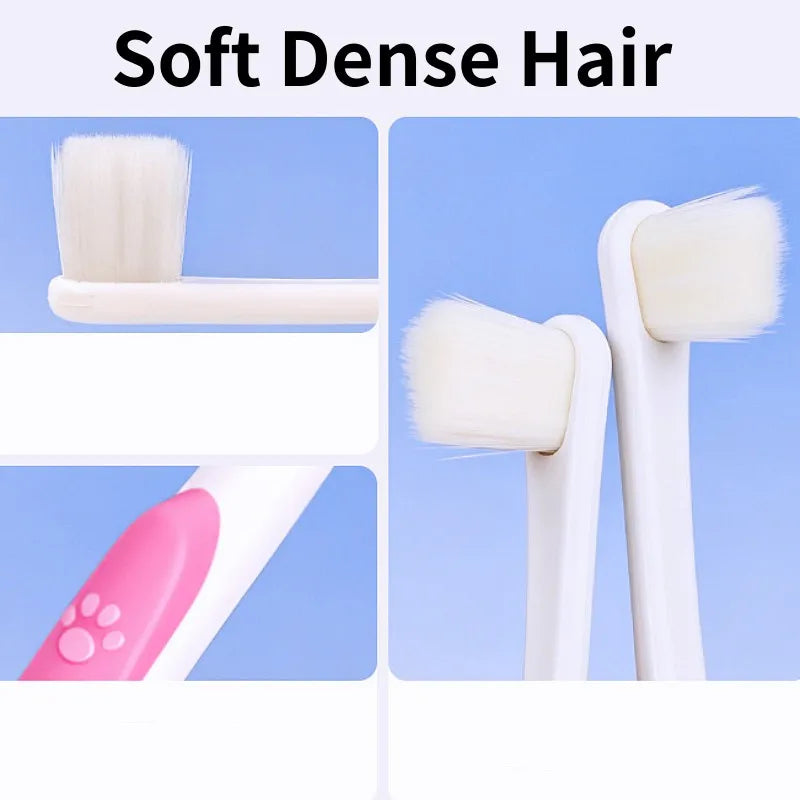Small-Head Dense Bristle Pet Toothbrush for Dogs & Cats – photo 6