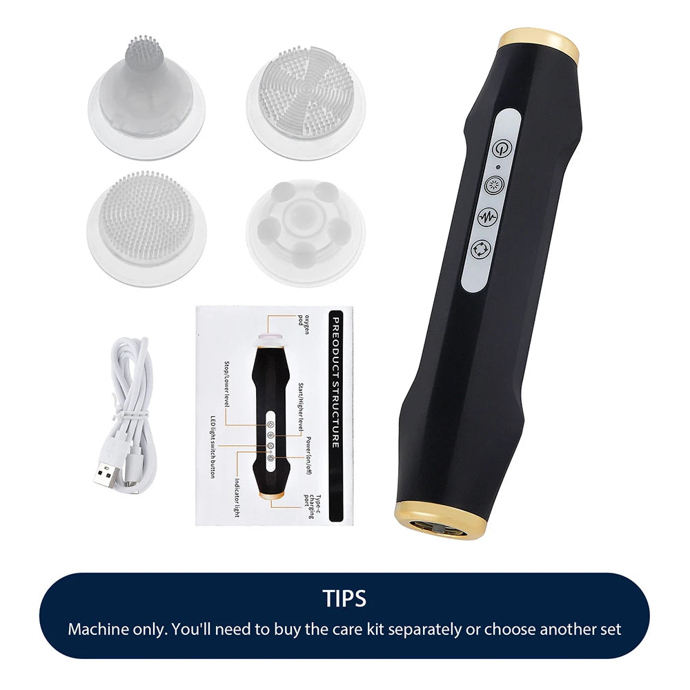Oxygen Bubble Pen 7 Color Facial CO2 Oxygen Bubble Machine Can Be Matched Serum Gel Facial Skin Care Device Facial SPA CO2