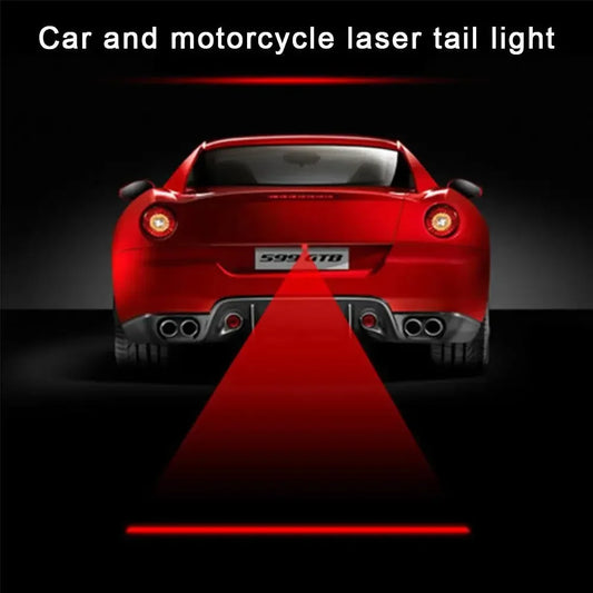 Universal LED Laser Anti-Fog Warning Light for Cars, Trucks &amp; Motorcycles