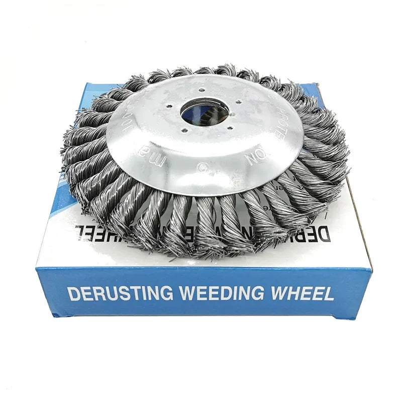 Carbon Steel Wire Trimmer Head – Break-Proof Brush Cutter Blade for Lawn Mowers (6"/8")