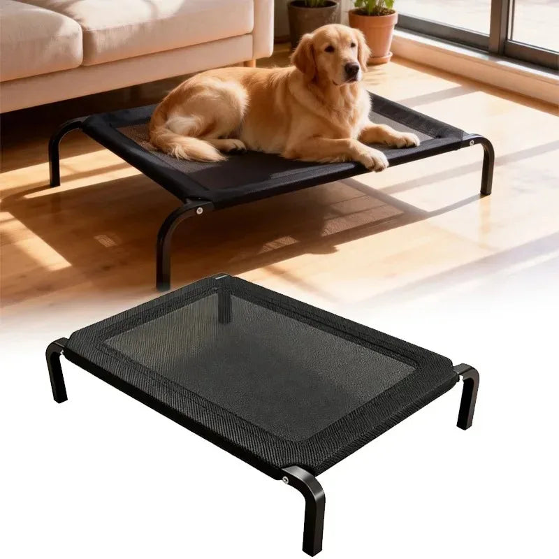 Foldable Raised Dog Cot - All Season Camp Bed for Large Dogs - photo 2