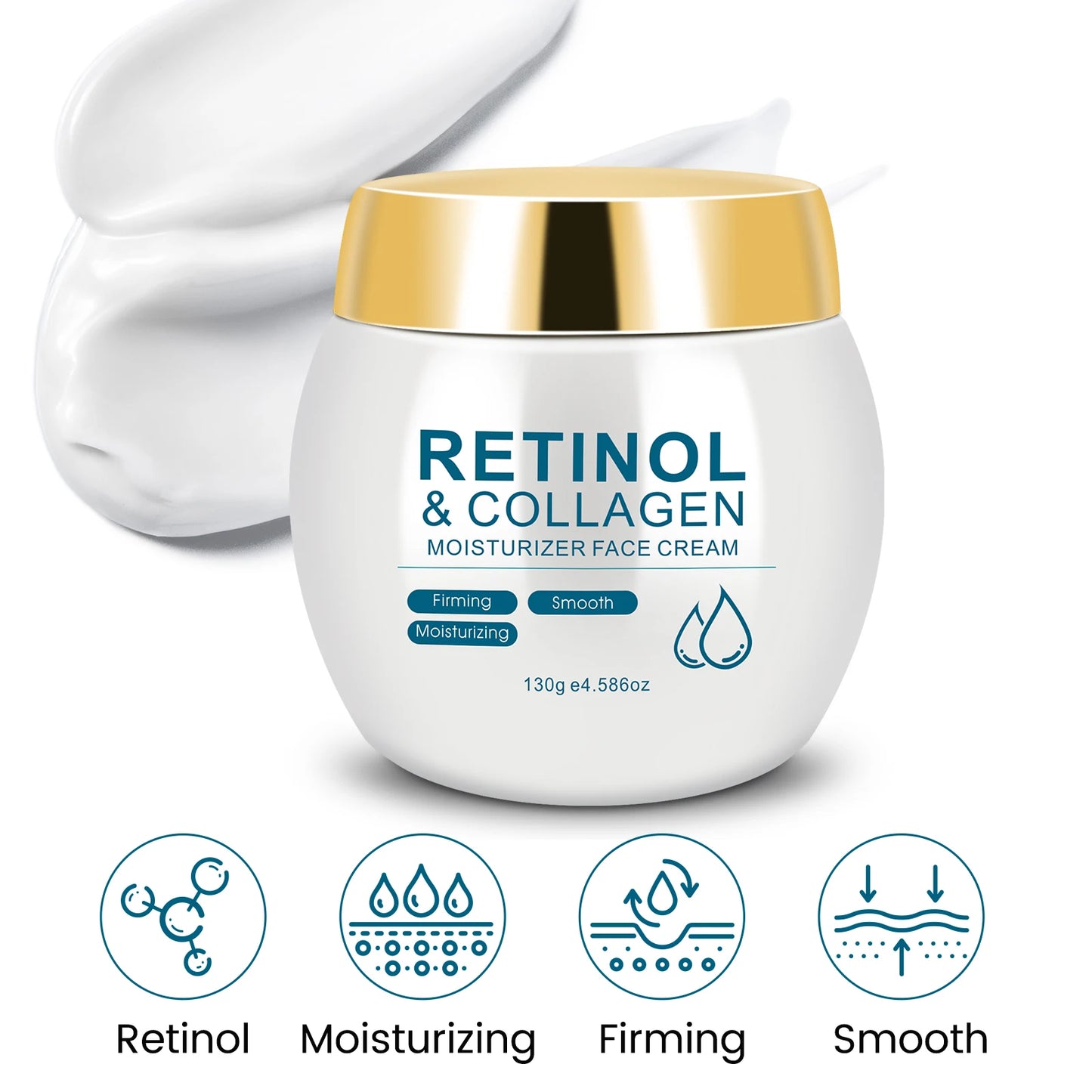 Retinol Moisturizing Cream  Firms & Smooths make the skin appear lighter, brighter, or more radiant