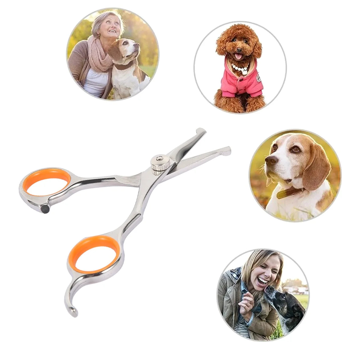 Round-Tip Pet Thinning Shears - Body Fur & Edge Trim – photo 6