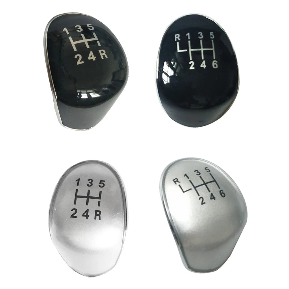 Car Gear Shift Knob Cap Top Cover Emblem 5/6Speed for Ford Focus MK2 MK3 Fiesta MK7 Transit Connect Kuga C-max FL B-max S-max