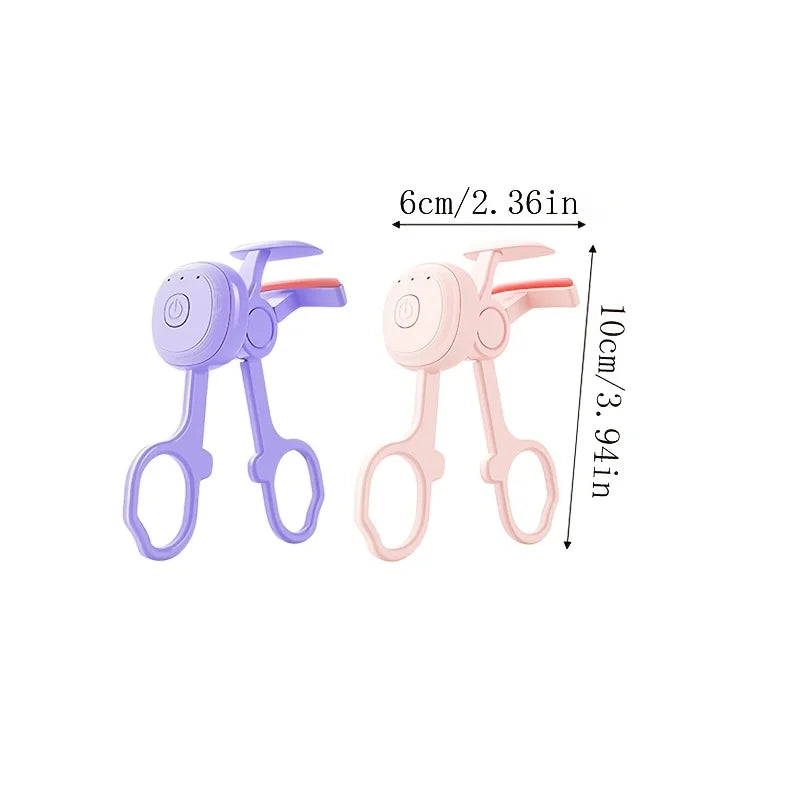 Eyelash Curler, Rechargeable Electric Eyelash Curler, Electric Heated Eyelash Curler for Long-Lasting Curling and Shaping