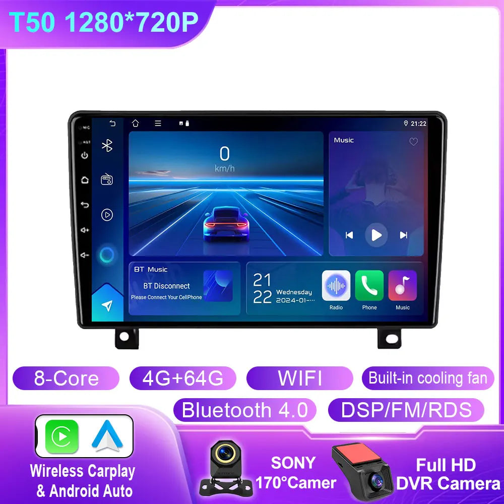Android Car Radio For Opel Astra H 2006 - 2014 Video Multimedia player Navigation Stereo GPS QLED WIFI 4G BT No 2din 2 din dvd