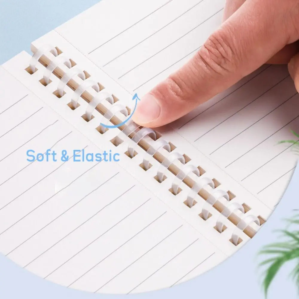 60Sheets/Book High Quality A5 Spiral Notebooks Perforated Pages Color Diary Book Horizontal Line Inner Pages Notepad Gift