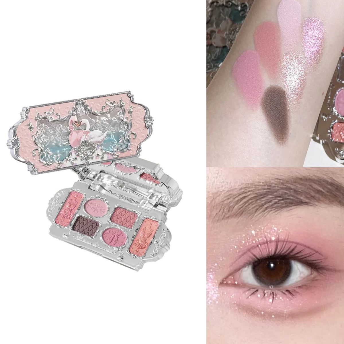 Flower Knows 2026 Bunny Garden Makeup Palette – Cute Rabbit Eyeshadow, Blush & Highlight All-in-One