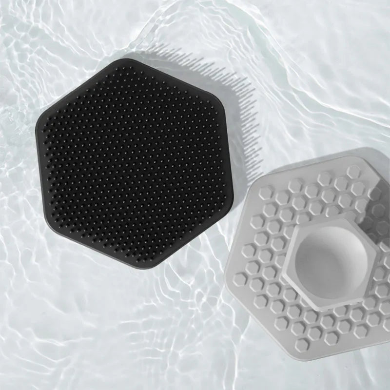 Facial Cleaning Brush Scrubber Silicone Miniature Face Deep Clean Shave Massage Face Scrub Brush Face Cleaner For Men