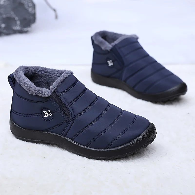 Unisex Round Toe Snow Boots - Thick Sole Insulated Winter Boots - photo 10