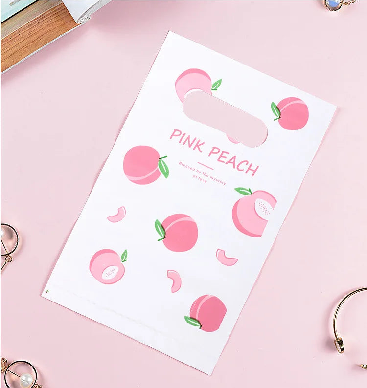 25pcs/lot Small Plastic Bag for Jewelry/Earrings/Scarf/Socks Little Daisy Wedding Gift Bags Mini Packaging Bags for Business
