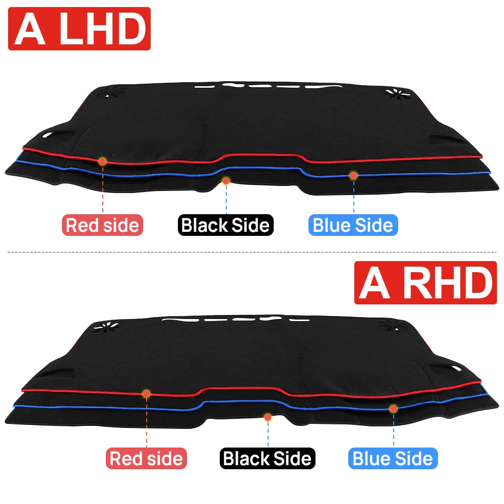 Car Dashboard Cover Avoid Light Pads Anti-UV Non-Slip Mats For Toyota Corolla E210 2019 2020 2021 2022 2023 2024 2025 Hybrid