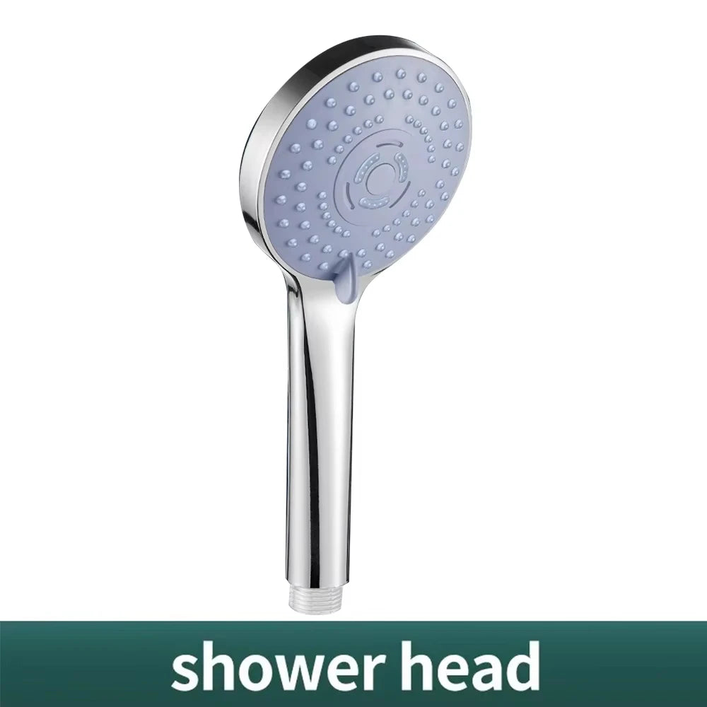 Shower 3 Kit Boosted 5-Speed Large Water Outlet Shower Set Of 3-Piece Household Handheld Large Panel Bathroom Shower