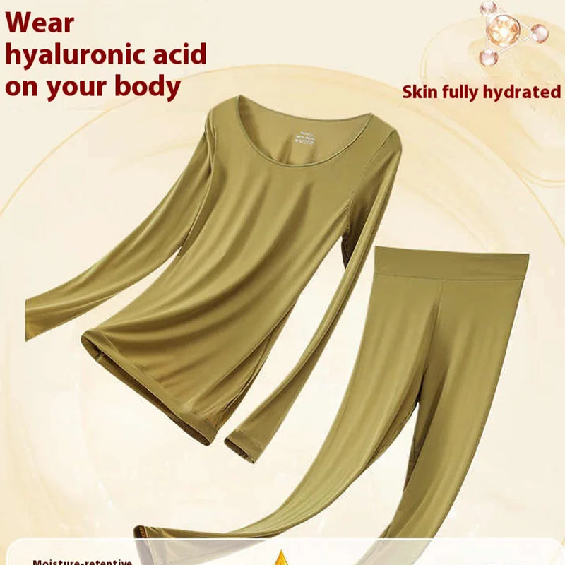 Women's Thin Thermal Undershirt - Long Sleeve Base Layer Top - photo 2