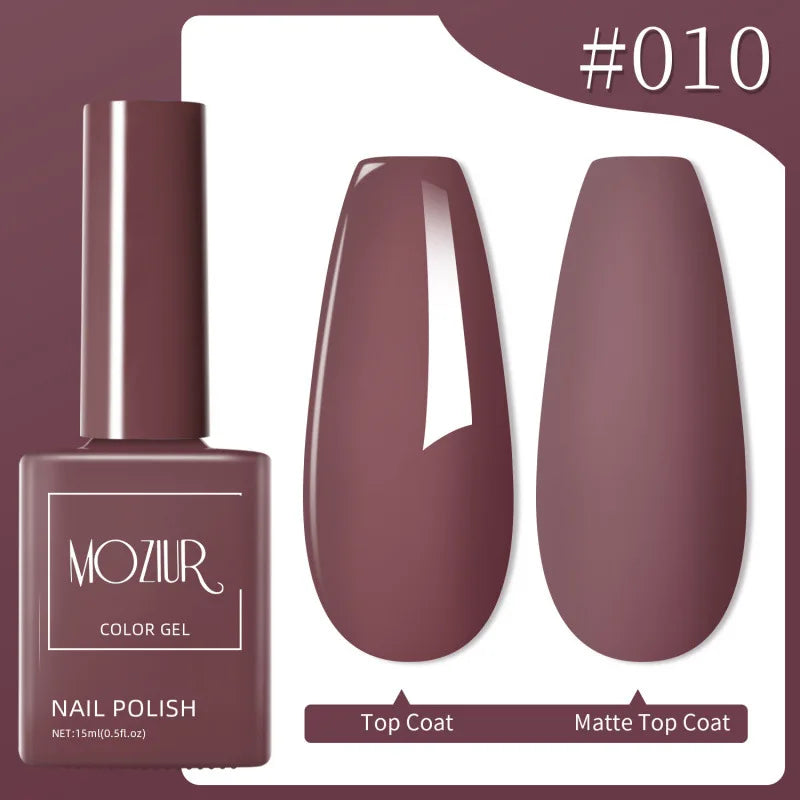 Colorful Hot Sale Uv Gel Nail Polish Set Soak Off Gel Nail Polish 15ml Professional Nail Gel Polishes