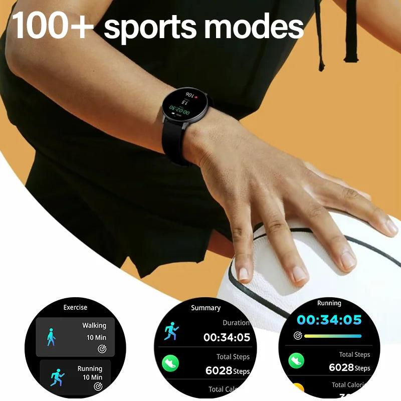 LXASFIT 2026 New Smart Watch Heart Rate Sleep Health Monitor Bluetooth Talk Ladies Sport Smart Watch for Android IOS