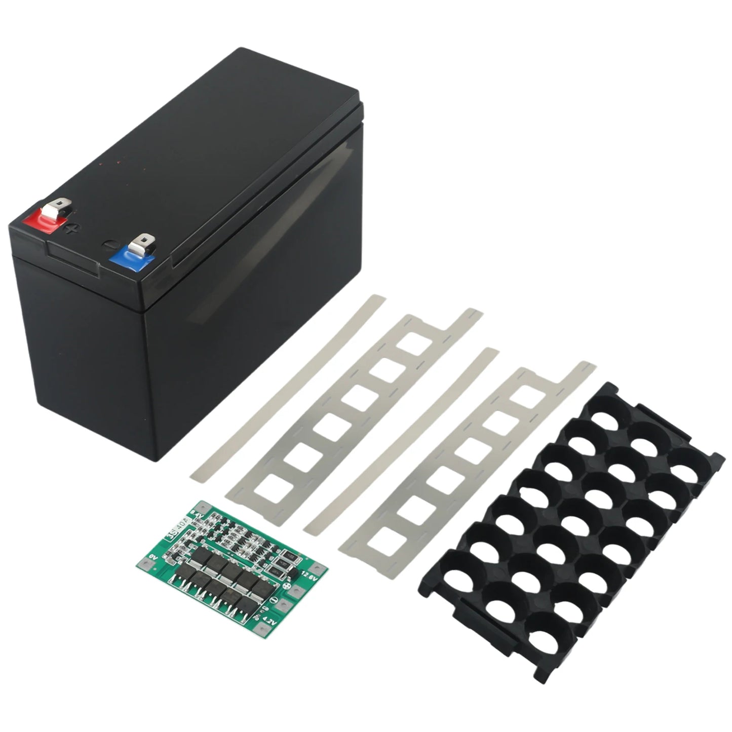 ABS Battery Case 12V 7Ah Battery Case Holder Fit 18 650 Cells 3x7 Nickel Strip Storage Box For 18 650 Battery DIY Battery Pack