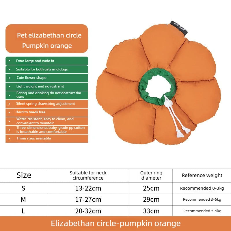 Cat Recovery Collar Soft Flower Elizabeth Cone Anti Lick Bite Waterproof Lightweight Allow Eating Drinking Post Surgery