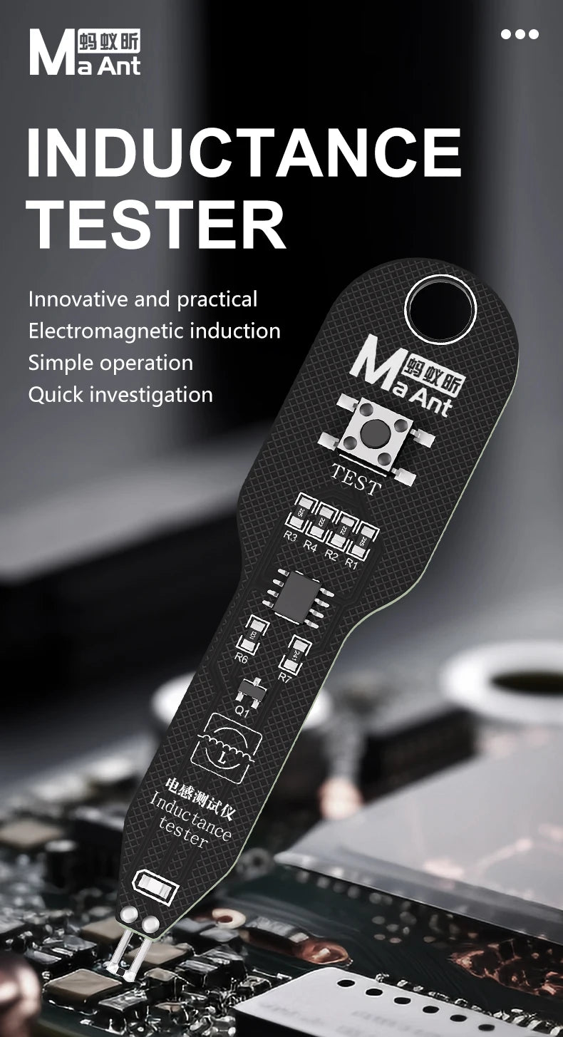 MaAnt M093 Inductance Tester Motherboard Coil Tester Inductor Detector Repair Tool Electromagnetic Induction Quick Fault Check