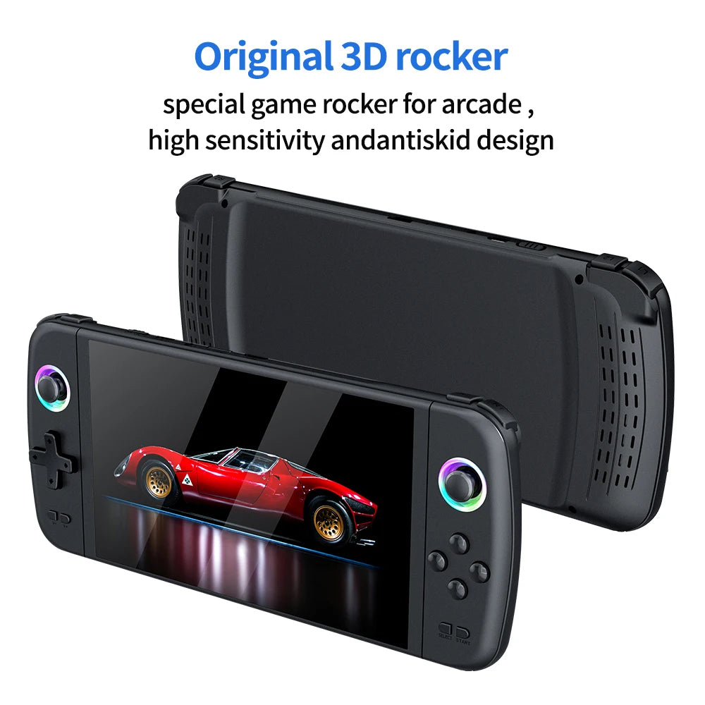 M27 Portable Pocket Retro Handheld Video Game Console 1024*600 Display 7.0 Inch Screen Gaming ﻿Support LINUX Emelec 64G/128G