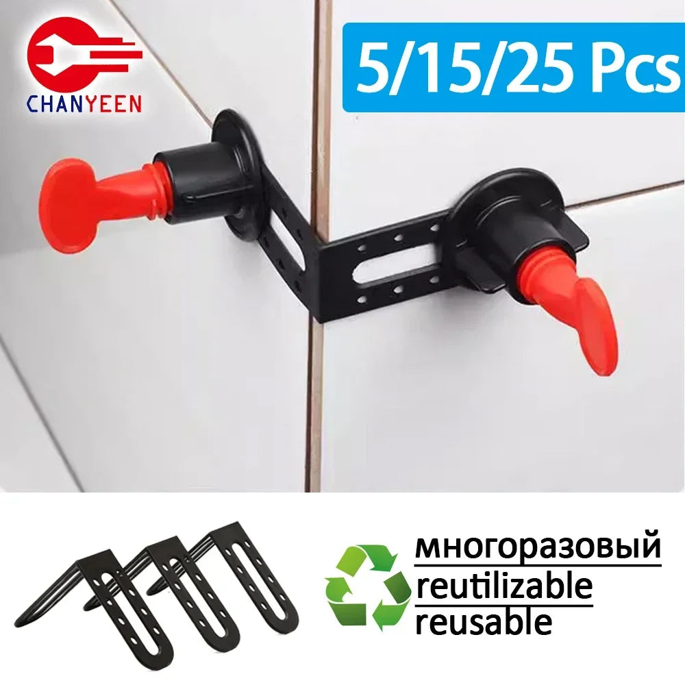 Tile Leveling System 25 Pc, Male Angle Spacers & Levelers