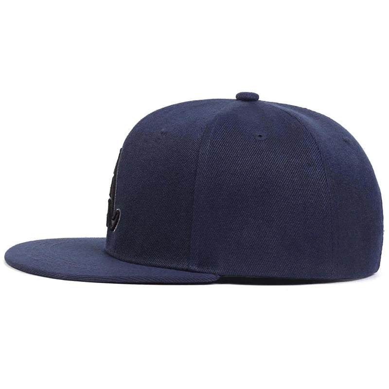 1piece Unisex Gothic Letter A Embroidery Hip-hop Hats Outdoor Adjustable Casual Baseball Caps Sunscreen Hat