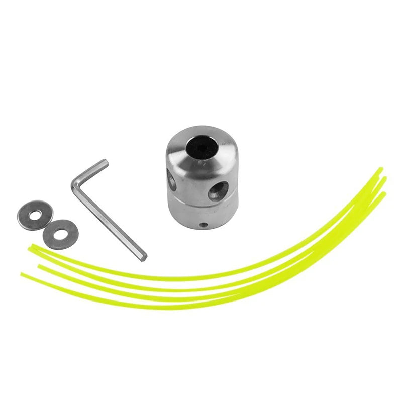 Universal Aluminum Trimmer Head with 4 Trimmer Lines – For Brush Cutter & Grass Trimmer